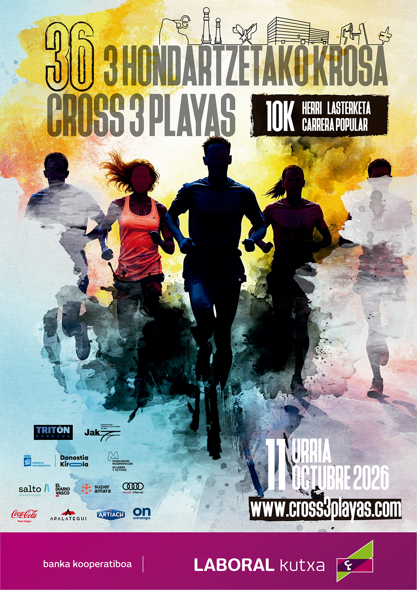 Sorteo 5 dorsales 36º Cross 3 Playas RCTSS