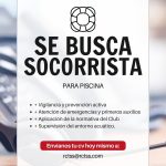 OFERTA DE EMPLEO: SE NECESITA SOCORRISTA