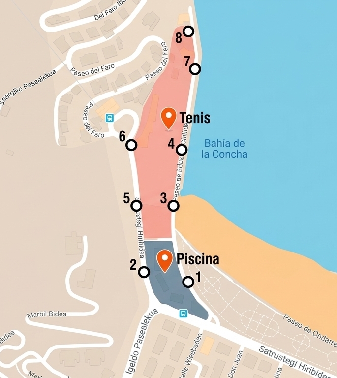 Plano de accesos RCTSS